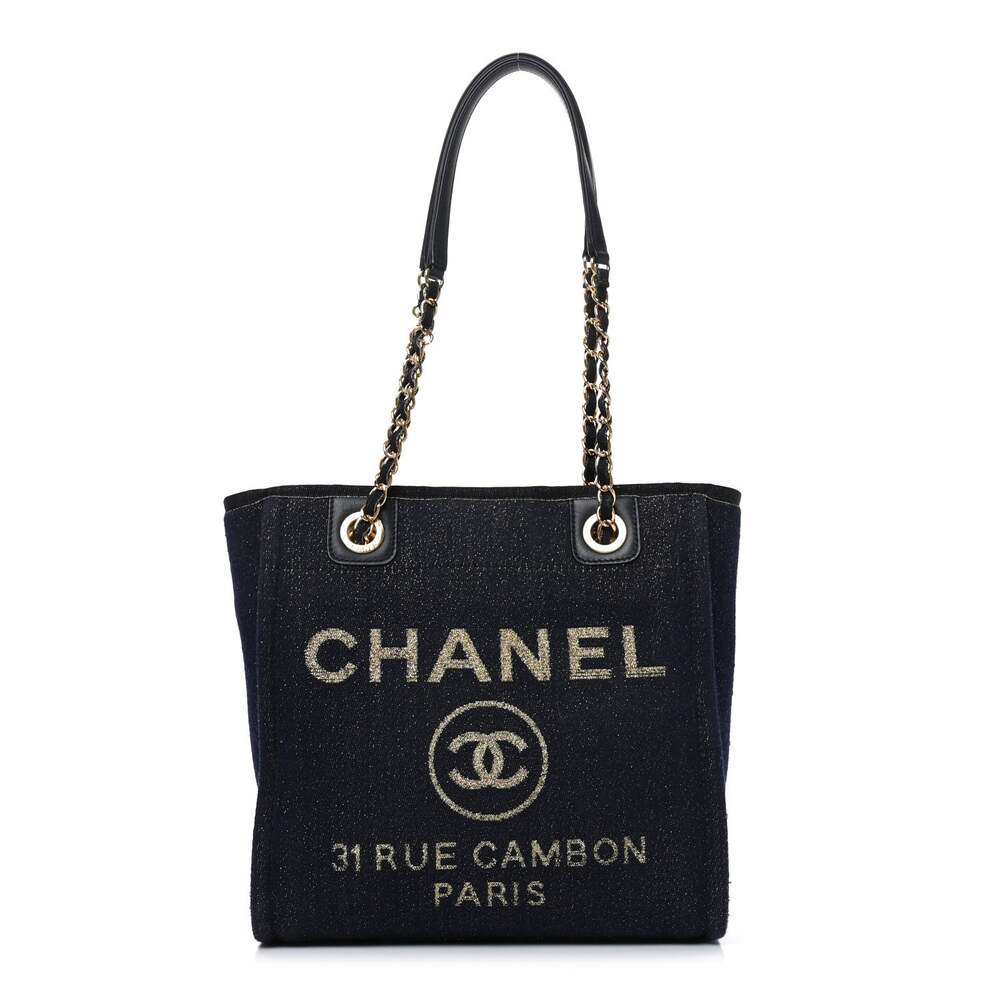Chanel Lurex Canvas Mini Deauville Tote #268007C17B